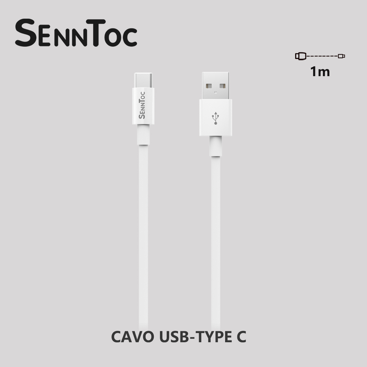 Cavo USB to Type C da 1 Metro 3.4A STC-T11C (Non Compatibile con Serie iPhone 15,16,17 Cavo USB to Type C da 1 Metro 3.4A STC-T11C (Non Compatibile con Serie iPhone 15,16,17