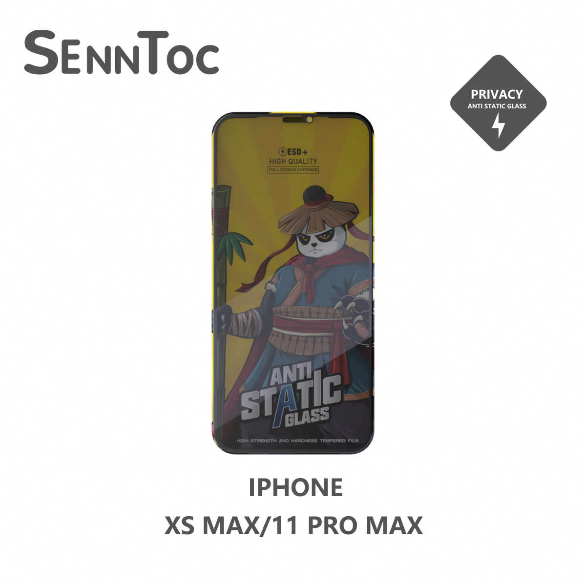 N NEWTOP Pellicola Privacy CERAMIC Compatibile Con IPhone 11 PRO - Foto 3